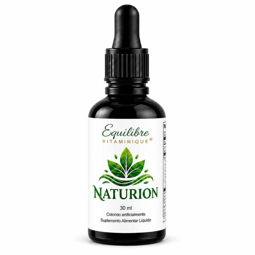 1 Naturion Suplemento Alimentar Líquido 30ml | Gotas | Equilíbrio Sem Açúcar | Sem Glúten