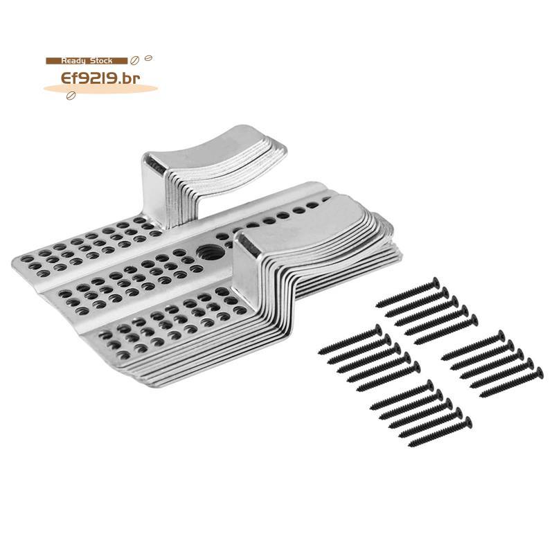 [Oferta Especial E] Kit Profissional De Reparo De Furos De Drywall Com 20 Peças De Clipes Remendo De Parede , Parafusos 