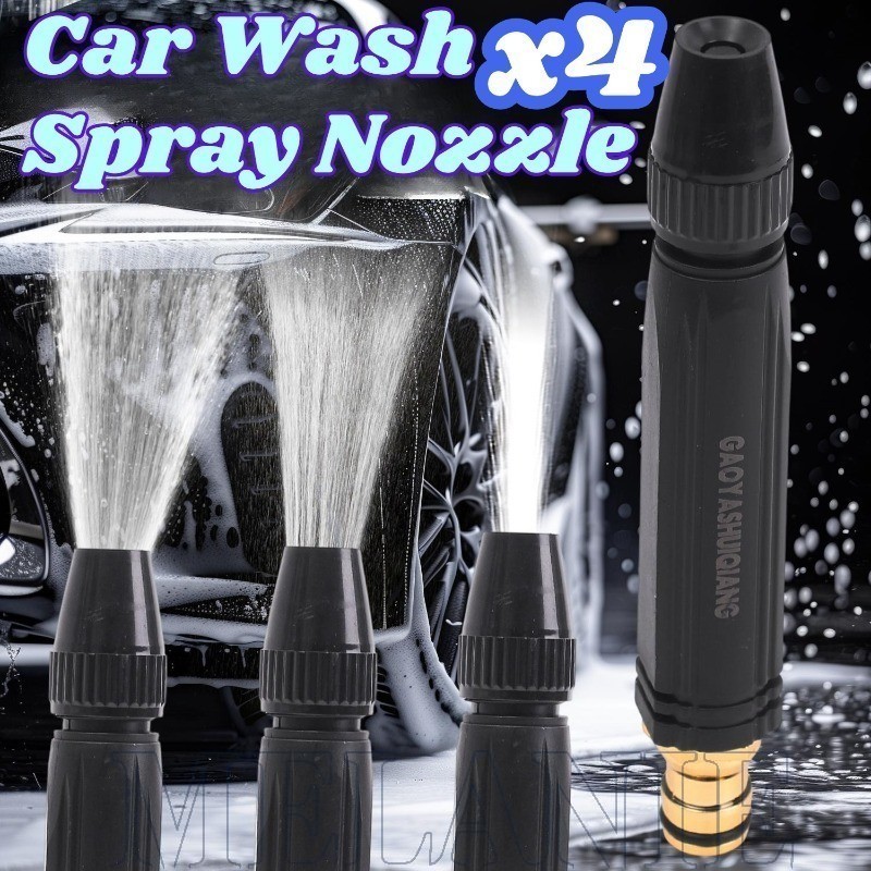 4/1 Conjunto De Bicos De Pistola De Água Para Lavagem De Carros De Alta Pressão-Jato De Spray Ajustável-Ferramenta De Li
