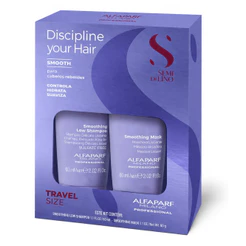 Kit Alfaparf Smooth Shampoo 60ml + Máscara 60g