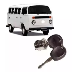 Cilindro Ignicao da Coluna de Direcao Com Chave Kombi Clipper 1981 A 2013 1 Pino