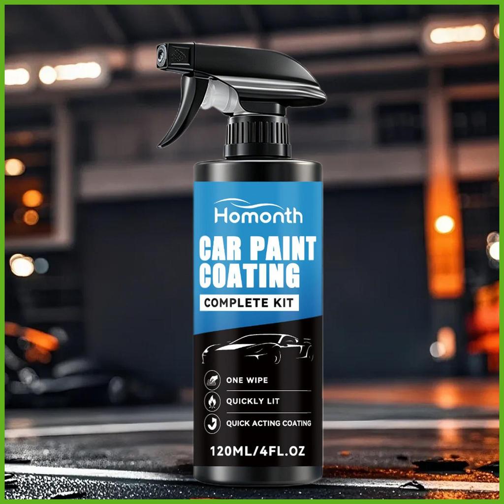 Agente De Revestimento De Carro 120ml Líquido Com Toalha Brilho Restaurar Para Movimentação Diária Deslocamento Viagem c