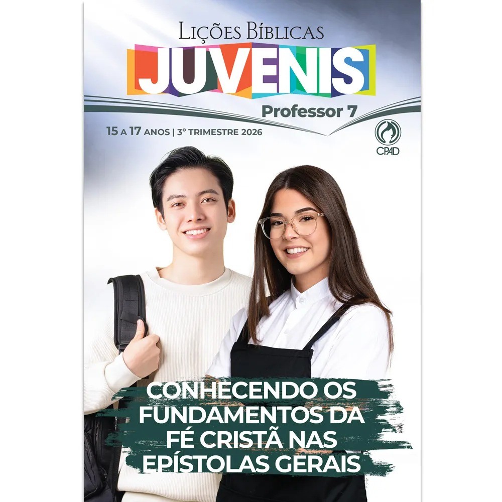 Revista Lições Bíblica Juvenis Professor 3º Trimestre 2026