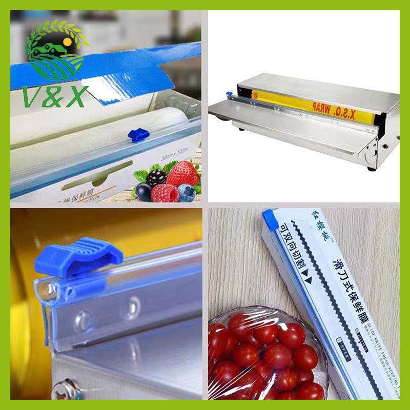 [Snowth] 1 Unidade De Dispensadores De Plástico Para Casa E Cortador De Filme Laminado Alimentos [zkm]