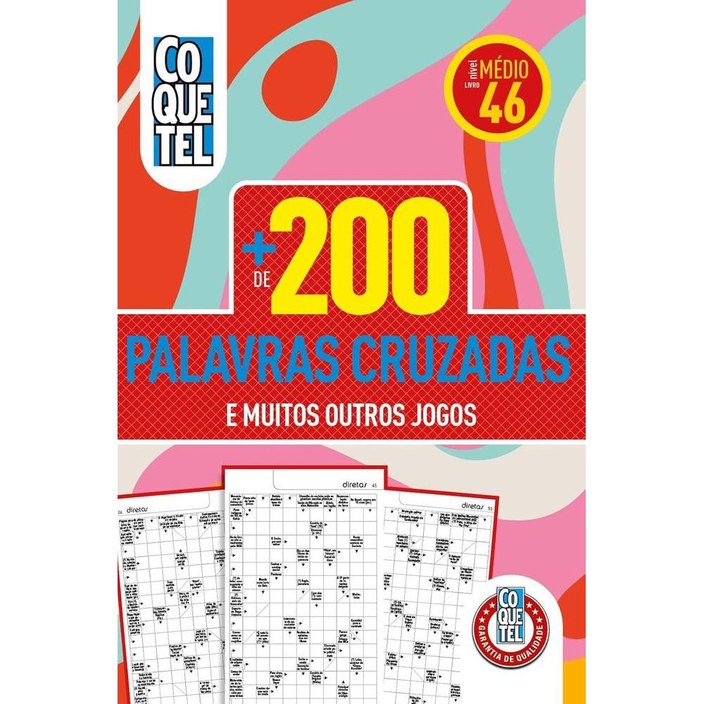MAIS DE 200 PALAVRAS CRUZADAS - NIVEL MEDIO - LIVRO 46 - COQUETEL