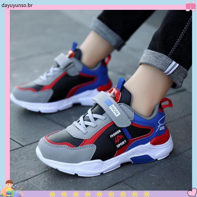 kit tênis infantil masculino tênis infantil masculino Outlet balcão de apuramento sapatos masculinos primavera couro i