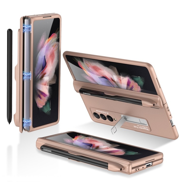 Direto Da Fábrica Para Samsung Galaxy Z Fold3 5G GKK Capa Flip De Telefone Com C
