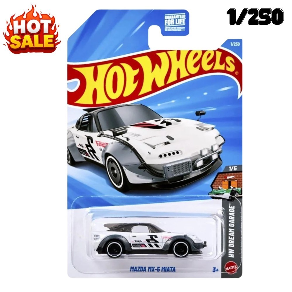 Miniatura Hot Wheels Mazda MX5 Miata 1:64 1/250