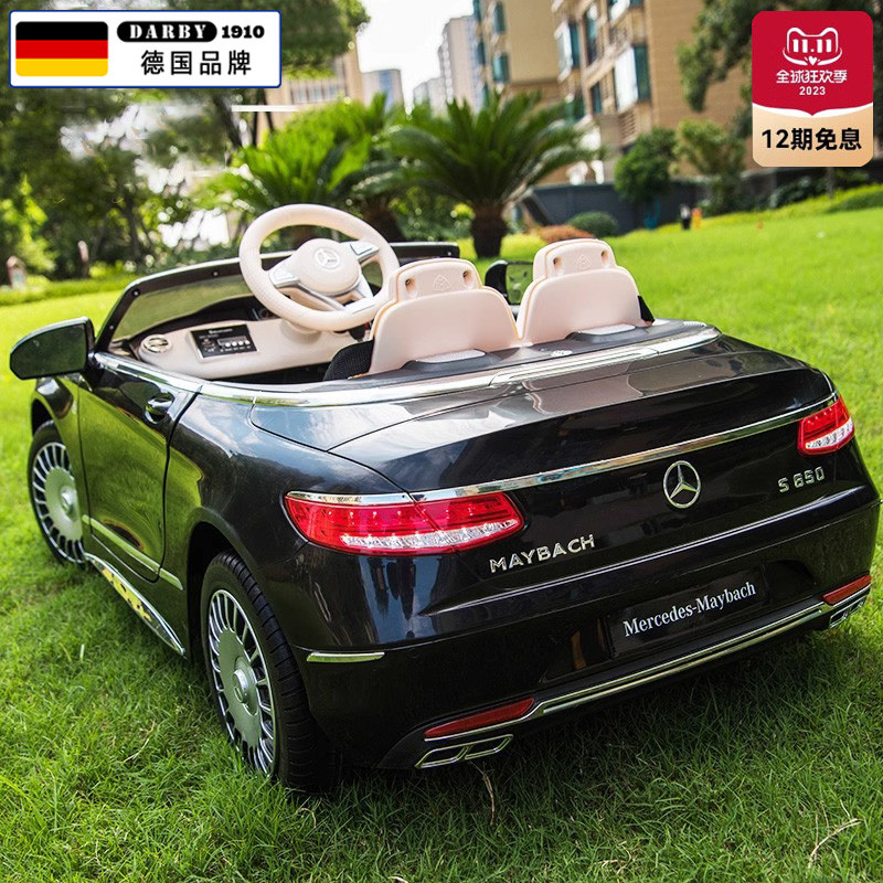 Mercedes-Benz McBach S650 Carro elétrico infantil bebê luxo com tração nas quatro rodas remoto