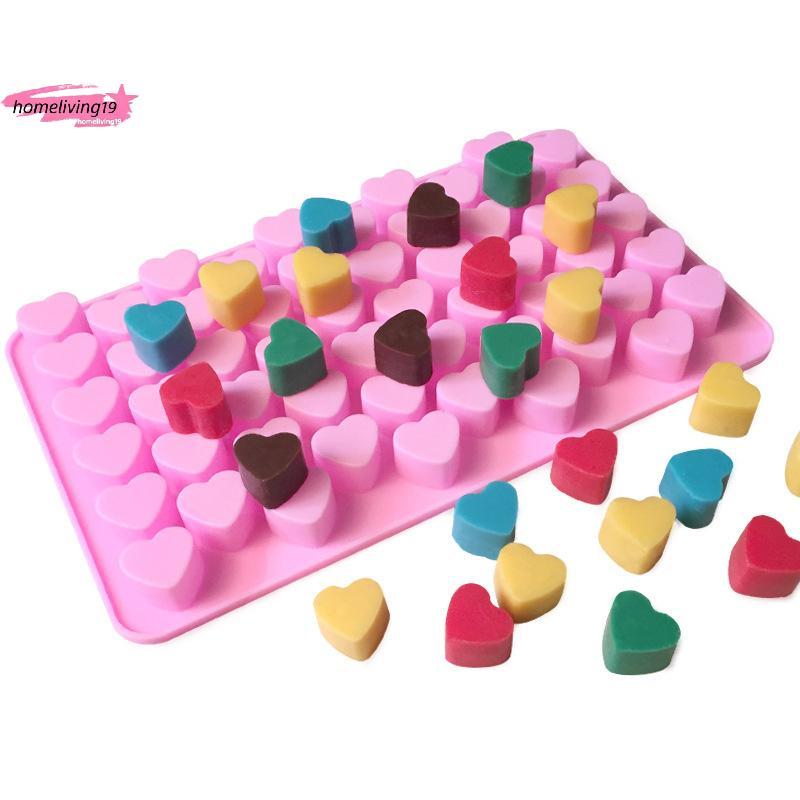 HOM Mini Molde De Coração Bandeja De Cubos De Gelo De Silicone DIY Fondant De Chocolate Pastelaria 3D Quente