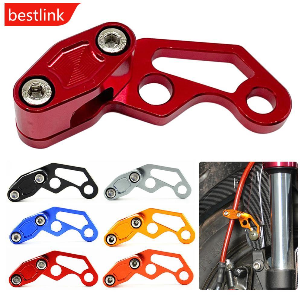BESTLINK 1Pc Universal CNC Motocicleta Clipe De Mangueira De Freio Modificado Óleo Linha Braçadeira Protetor Liga Alumín