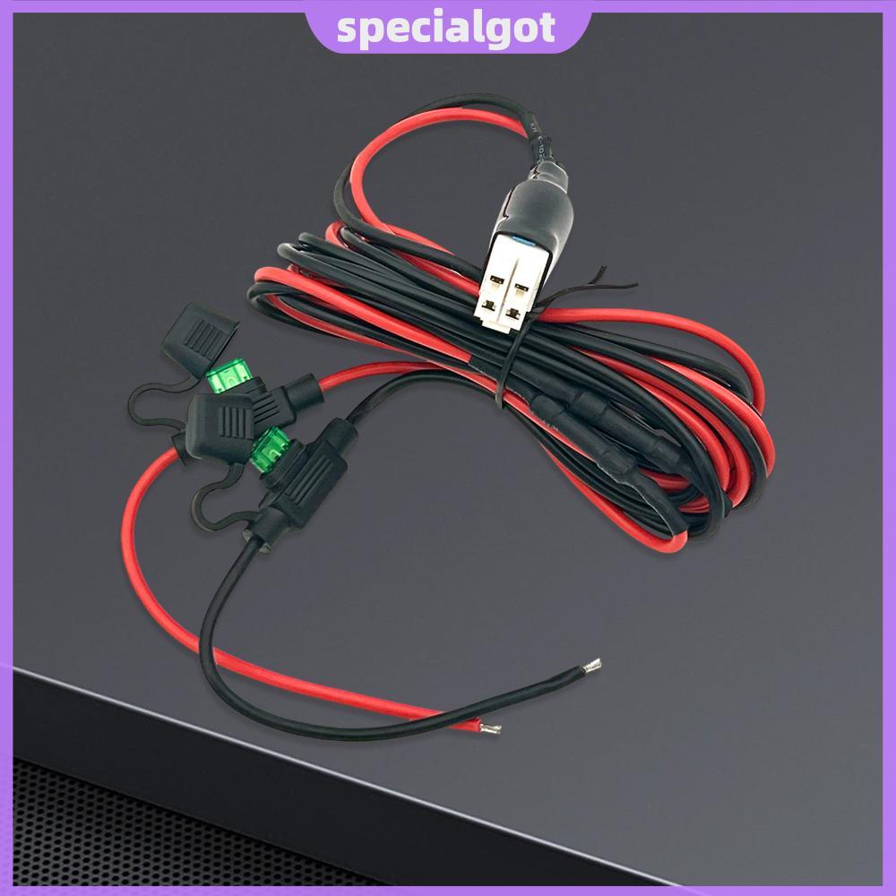 Cabo De Alimentação DC De 4 Pinos 12AWG Para Icom IC-7000-7200-7600-7300 [specialgot.br]