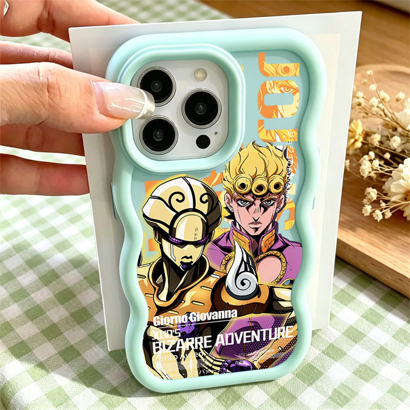 Detalhes do Adequado Para IPhone 17 Pro Max 17Air 13 11 16 15 14 12 Xs XR 7 8 Plus Jojos Aventura Bizarra Casos Caso De Telefone