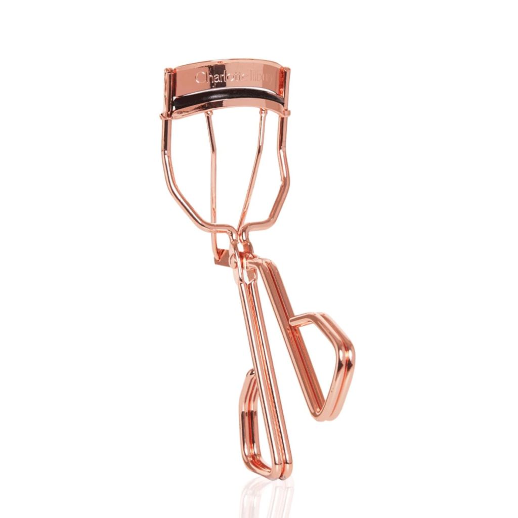 Curvador de Cílios Charlotte Tilbury Life-Changing Lashes - Ferramenta para Cílios com Acabamento em Ouro Rosado para El