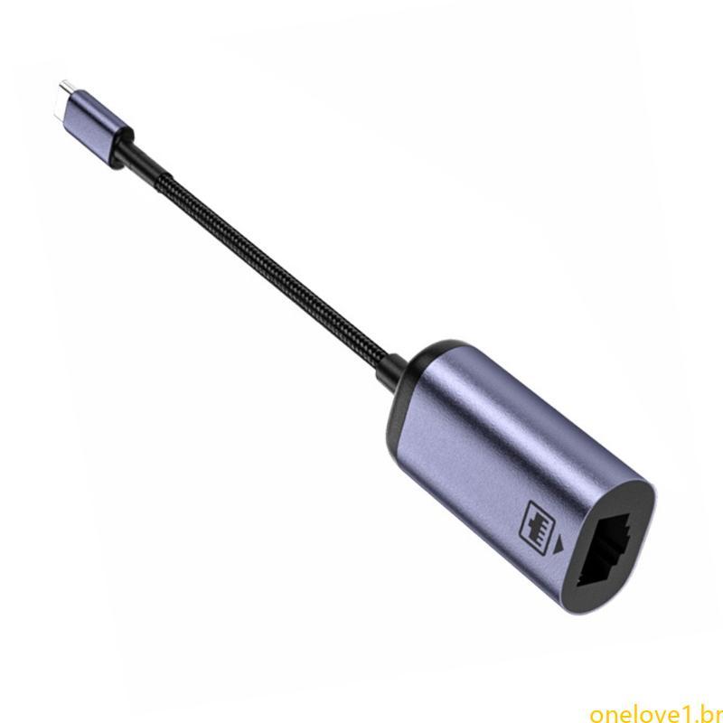 ONE Type C Para RJ45 Adaptador LAN Ethernet Conversor 100 Mbps