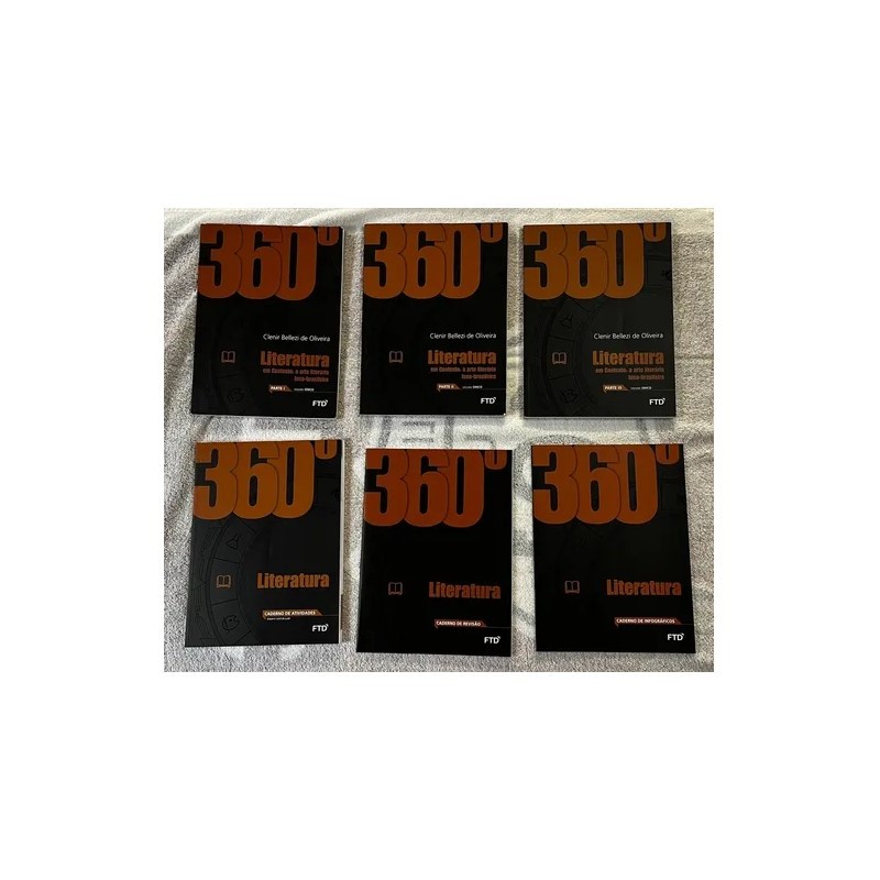 Box 360: Literatura (6 Ivros) autor Clenir Bellezi de Oliveira