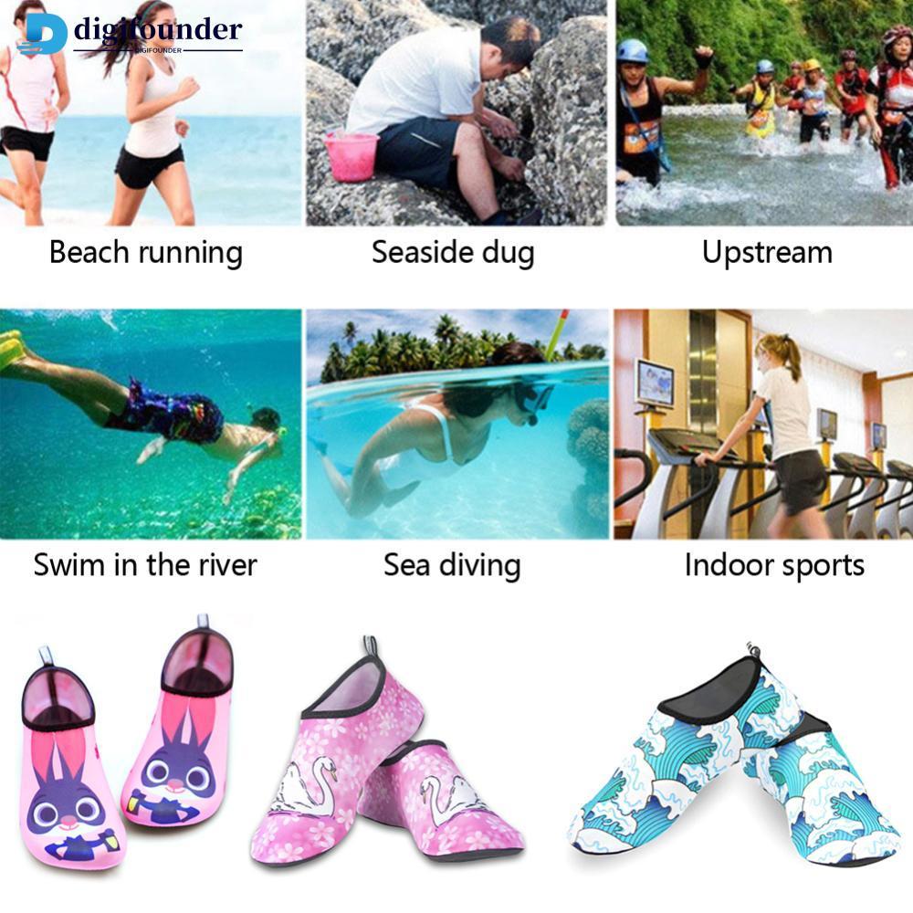 DIGIFOUNDER Sapatos De Praia Das Mulheres Dos Homens Meias De Mergulho Natação Botas À Beira-Mar Wetsuit Evitar Arranhõe