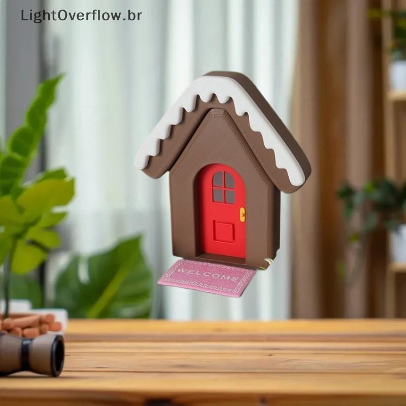 LOF 1 Peça Adereço Para Porta De Janela De Casa De Bonecas Mini Cerca De Cabeça De Modelo De Simulação De Pátio Cena De