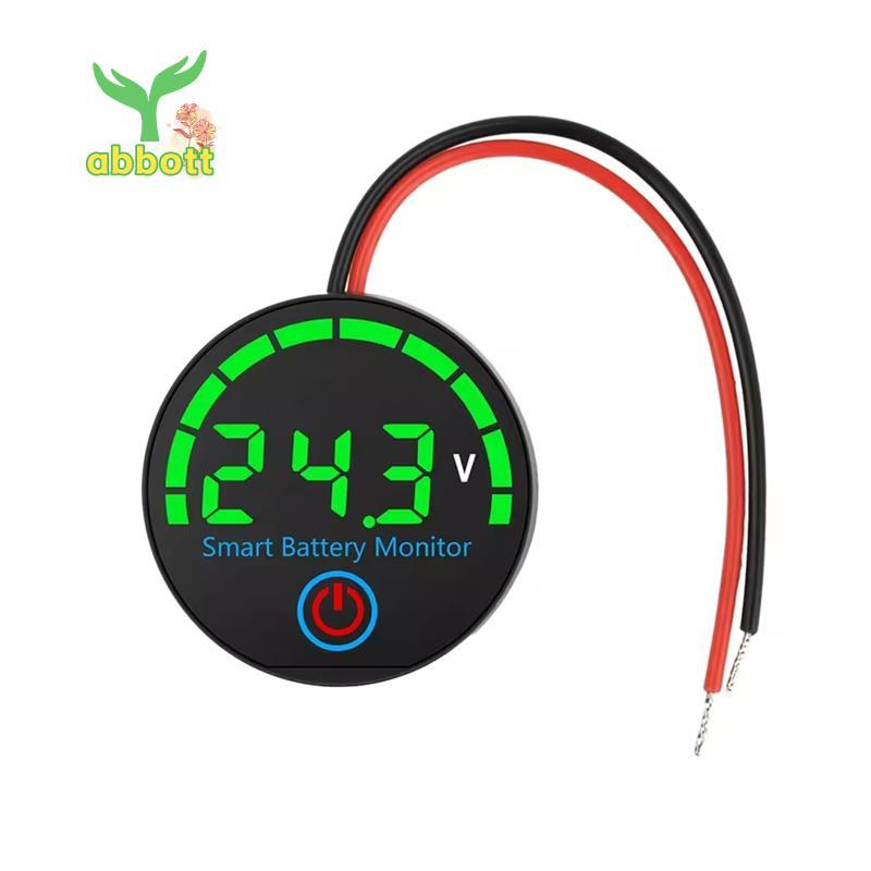 [Quick A] Voltímetro Digital LED Indicador De Nível De Bateria 12V/24V/36V/48V Testador De Carga De Tensão Placa De Capa