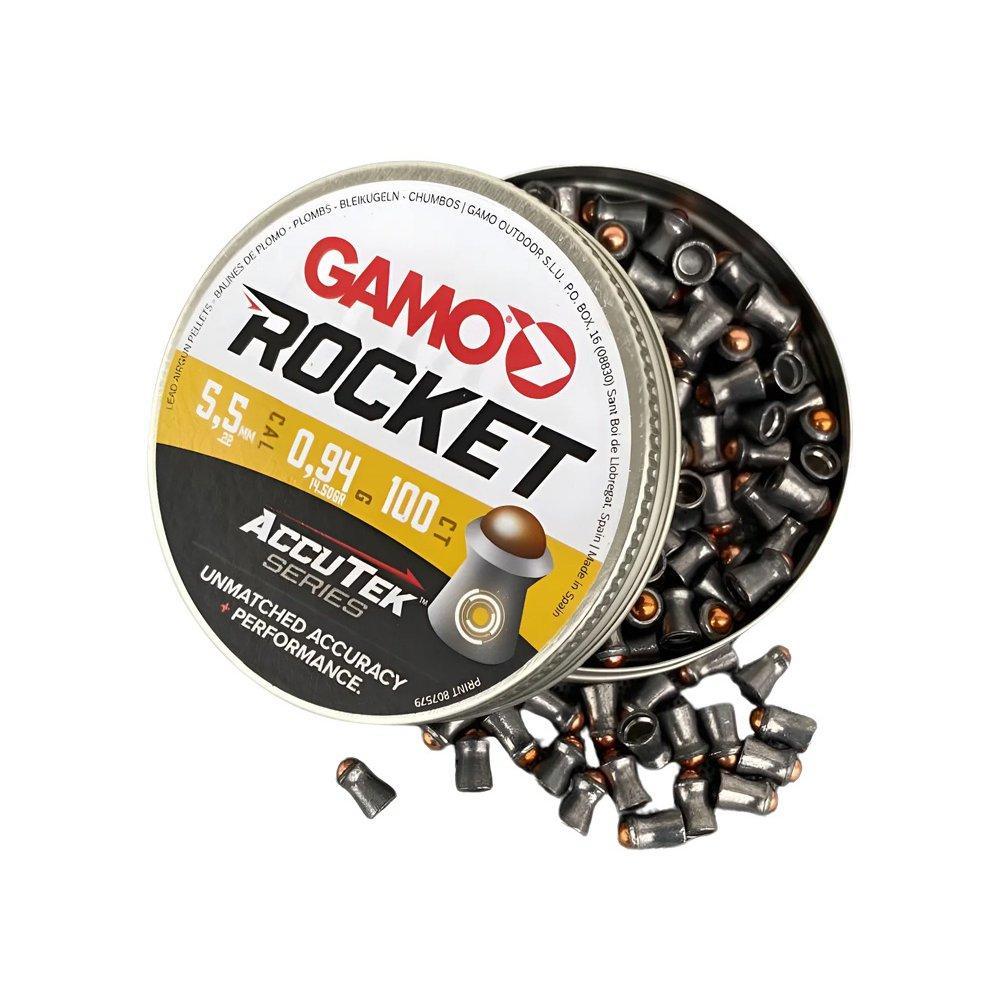 Chumbinho Gamo Rocket AccuTek Series 5,5mm 14,5gr- 100un