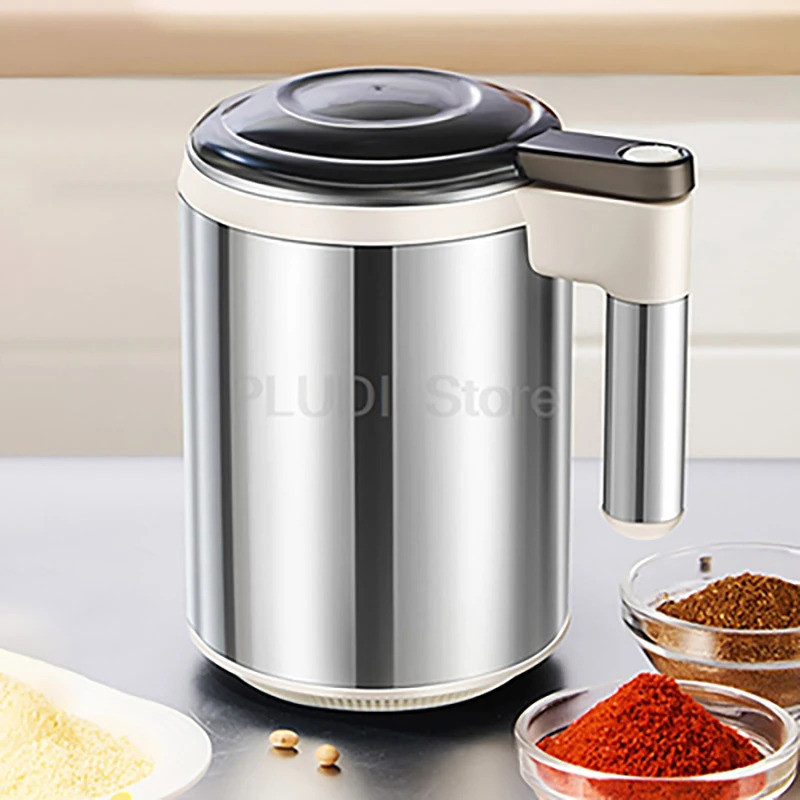 Moedor Elétrico Doméstico 220V , 600W , Aço Inoxidável , Multifuncional , Para Grãos , Especiarias , Eletrodomésticos Fe