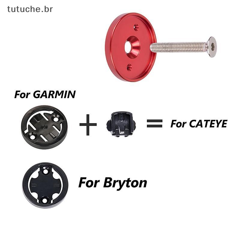 TU Bicicletaputer Titular Cronômetro GPS Montagem Haste Superior Capputer Do Telefone Para Garmin Bryton Cateye Peças BR