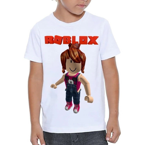 Camiseta Infantil Roblox Julia Game Jogo Skin Persongem 06
