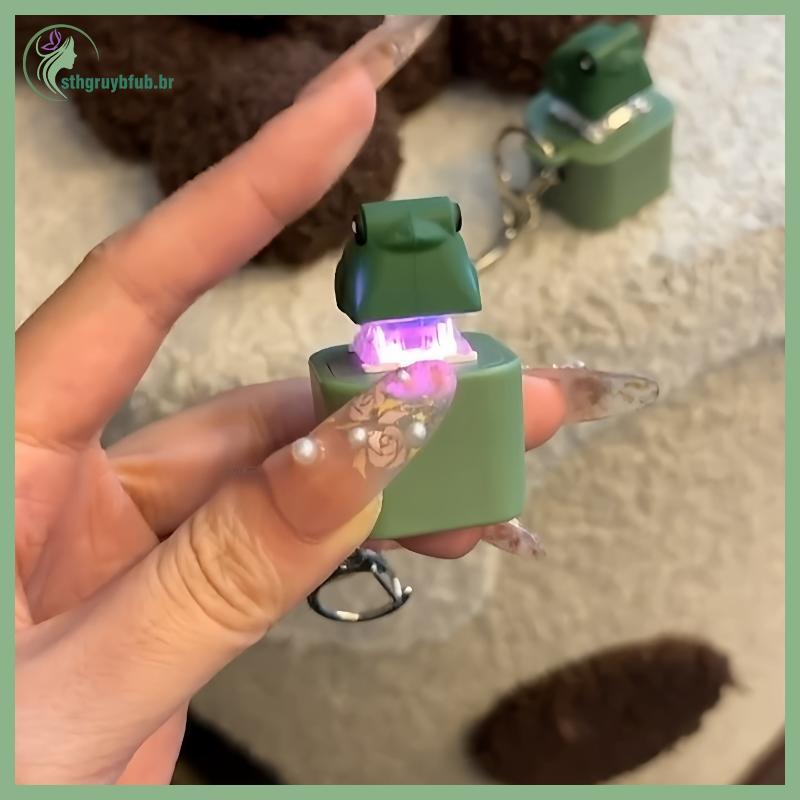 STHB Sapo Choroking Brinquedo Fidget Chaveiro Com Luzes Coloridas Alívio Do Estresse Ansiedade Sensorial Diversão Animal