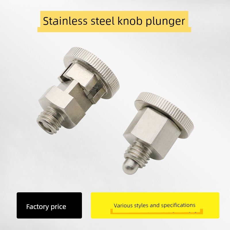 SPMXSM botão de aço inoxidável pino de índice de aço carbono auto-travamento posicionamento pino de mola Mini pino de tr