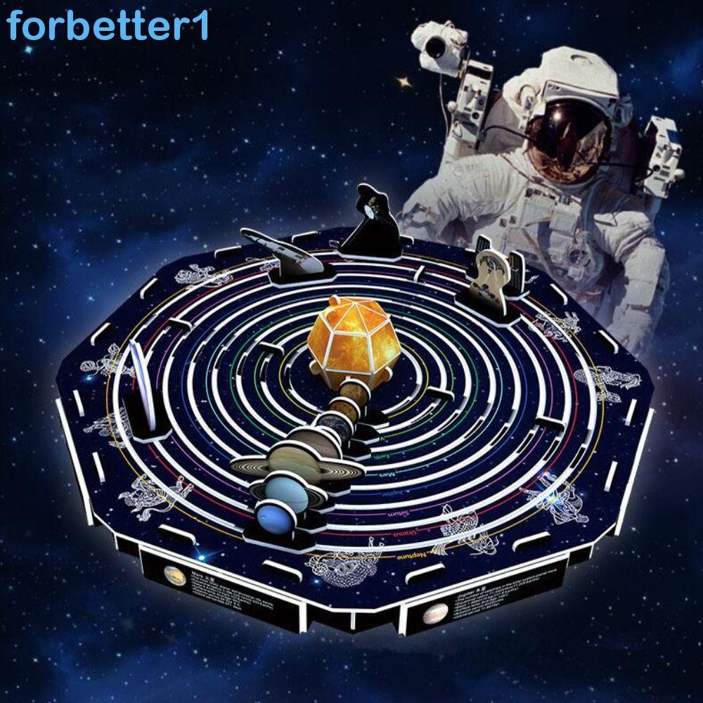 Estação Espacial Internacional Em Miniatura FORBETTER , Quebra-Cabeça De Papel De Nave 3D DIY Da Curiosidade De Marte ,