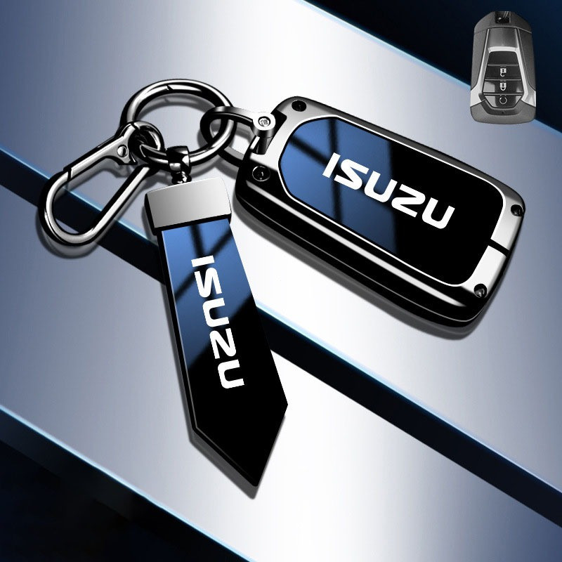 Capa Protetora para Chave de Carro Isuzu em Gradiente Azul para Isuzu X-Series 2024 2023 Dmax Mu X 2024 D-Max Hi-Lander