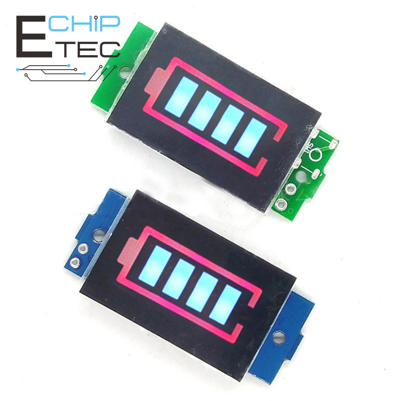 Pacote Indicador De Capacidade Da Bateria , Módulo Testador De Nível , Placa De Exibição 3.7V/2S/3S/4S 18650 , Medidor D