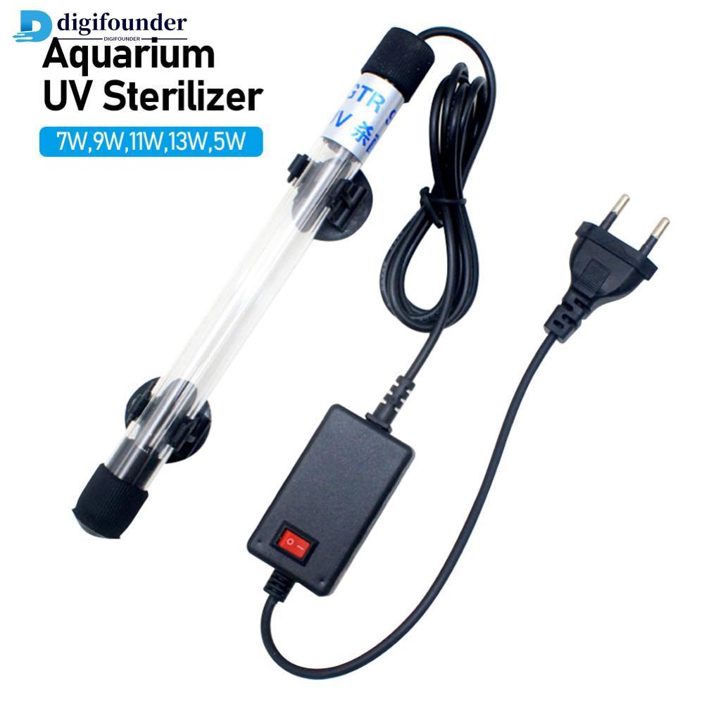 DGF 5W/7W/9W/11W/13W Aquário UV Esterilizador Lâmpada Luz Limpador De Água Para De Tanque De Peixes Esterilização De Lag