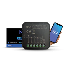 Modulo Interruptor Cortina Persiana Rele Inteligente Wifi Zigbee 1, 2 ,3 4 Canal Bivolt Neo Avant
