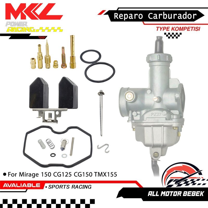 Carburador Reparo PZ27 Dafra Kansas Speed Mirage 150 CG125 CG150 TMX155