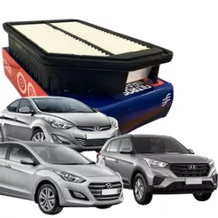 Filtro Ar Creta / Elantra / I30 - Cerato 1.6 2.0 (Filtros Brasil EAFB104)