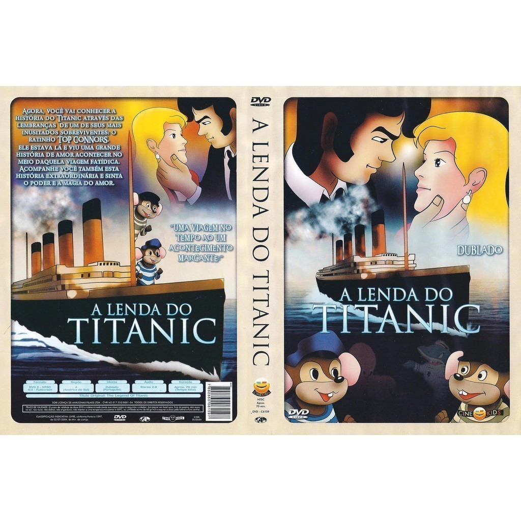 Dvd A Lenda do Titanic