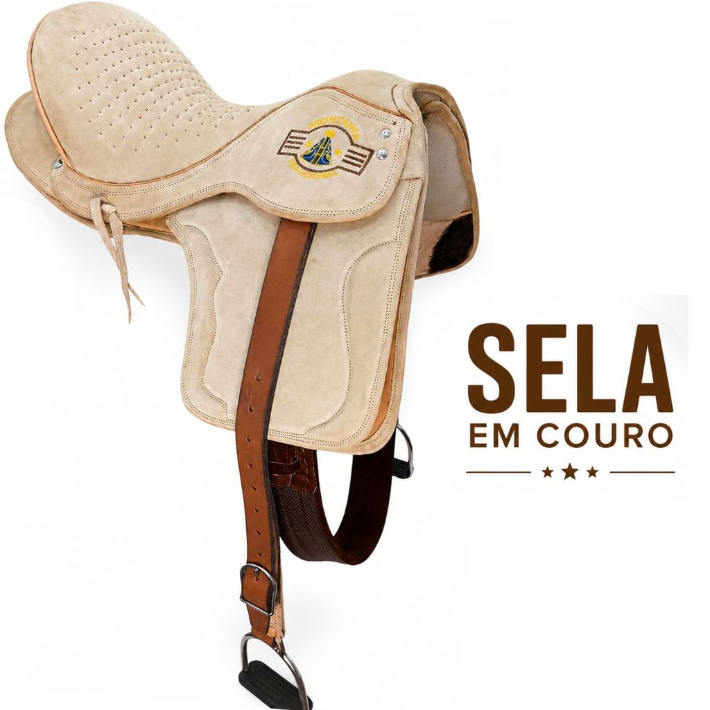 Sela Semi Profissional Para Competição Vaquejada Alta Qualidade cia e loro