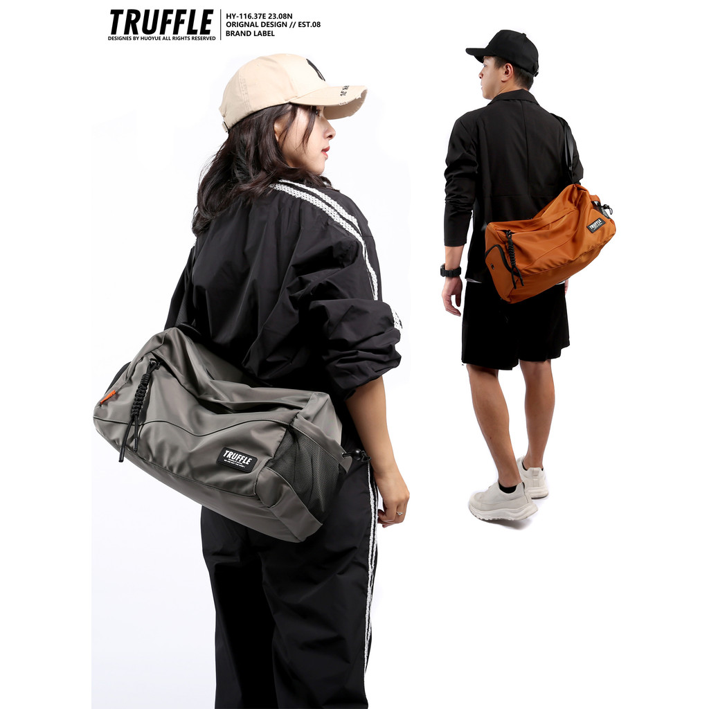 TRUFA High-End Sports Gym Bag Homens Separação Seca e Molhada 2026 Bolsa Mensageiro de Ombro Mulheres Grande Capacidade