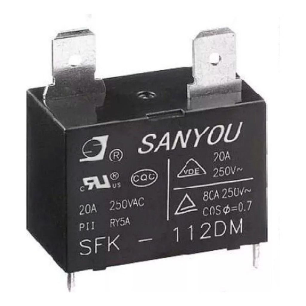10x Relé Sfk-112dm 12v Pra Ar Condicionado Split Mpy-s-112-a