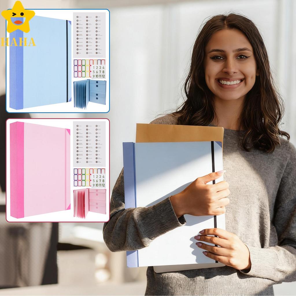 Organizador De Pasta Seguro , Leve E Portátil , De Arquivo Com Etiqueta Para Home Office Shopbc1293