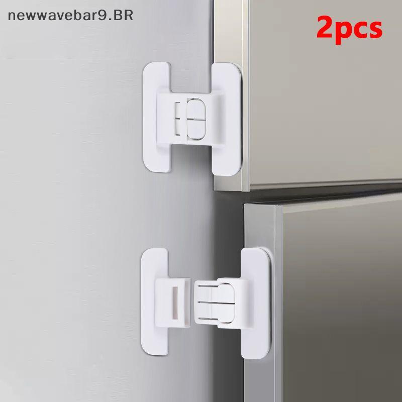 NWBR 2 Pçs Crianças Proteção De Segurança Geladeira Lo Móveis Para Casa Porta Do Armário Los Anti-Aberto Dispensador De 