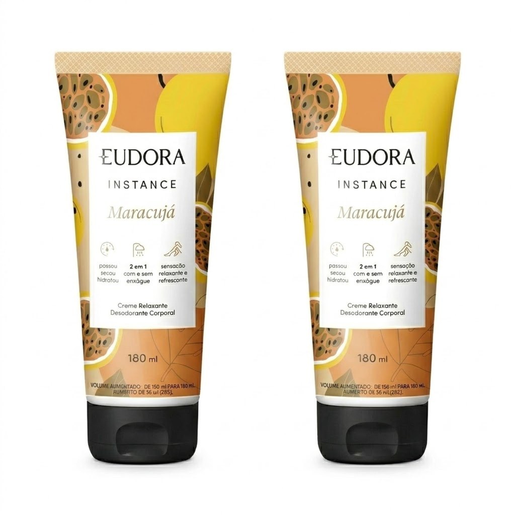 Combo Instance Maracujá: Creme Corporal 2x180ml