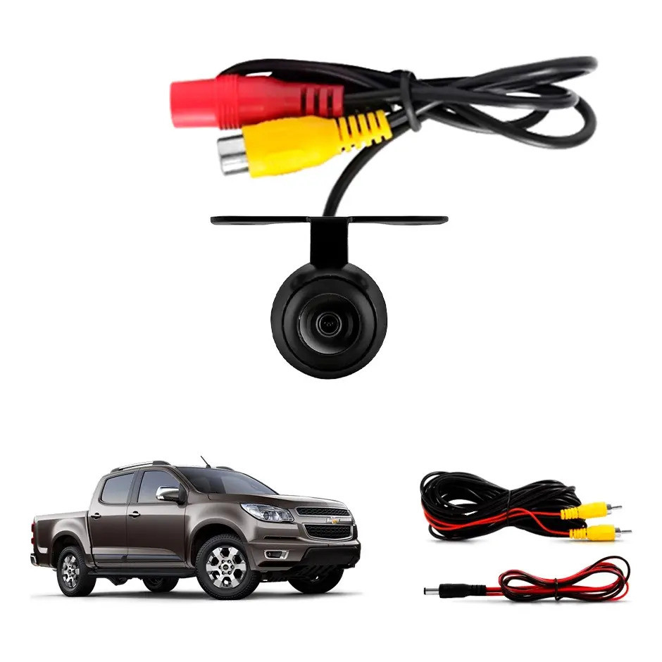 Camera De Ré Borboleta Hd Chevrolet S10 2014 2015 2016