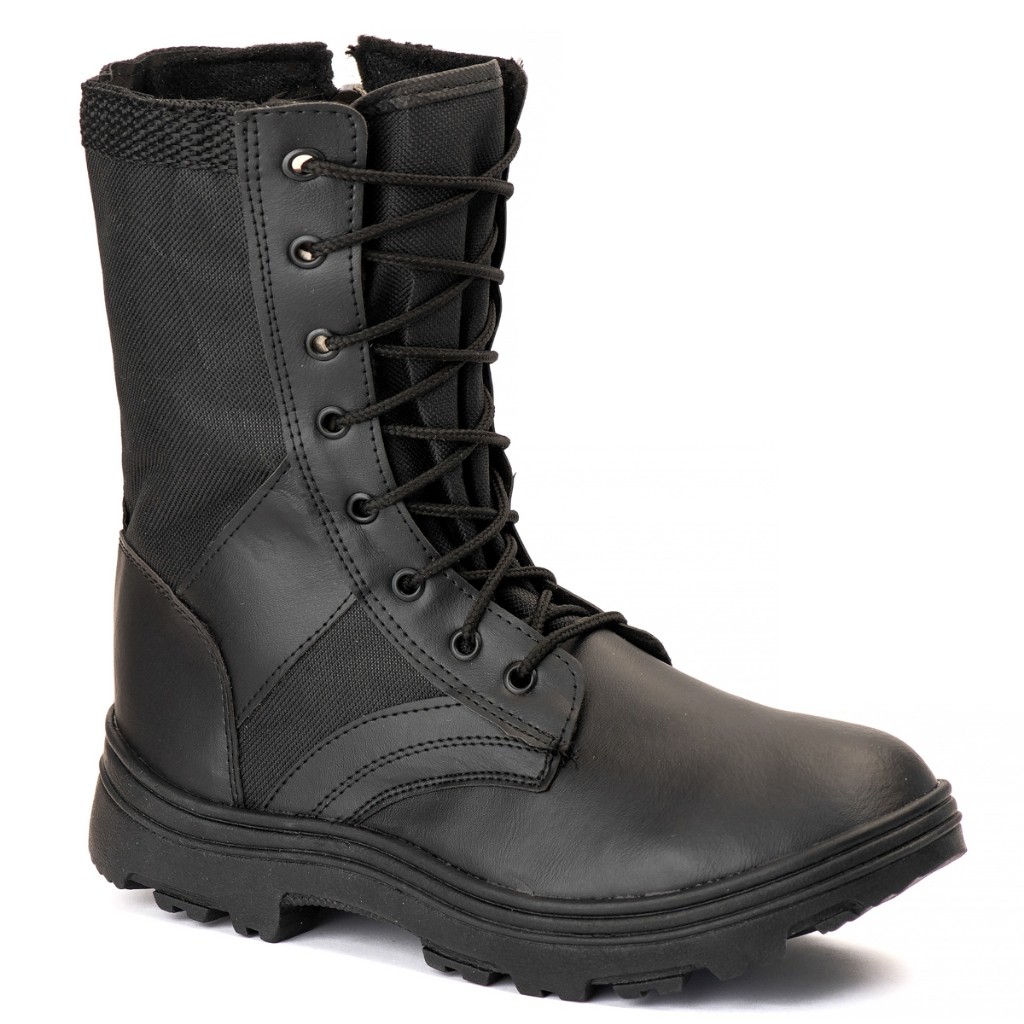 Bota Militar Tatíca Coturno Masculina  Super Conforto Com Zíper