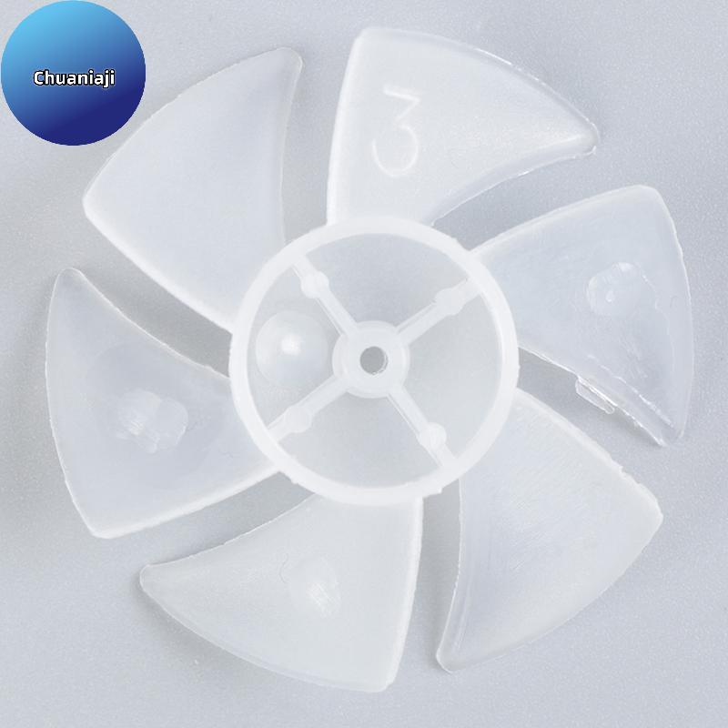 Chuaniaji 1 Peça Mini Ventilador de Plástico de Pequena Potência de 6 Folhas Para Motor de Secador de Cabelo BR