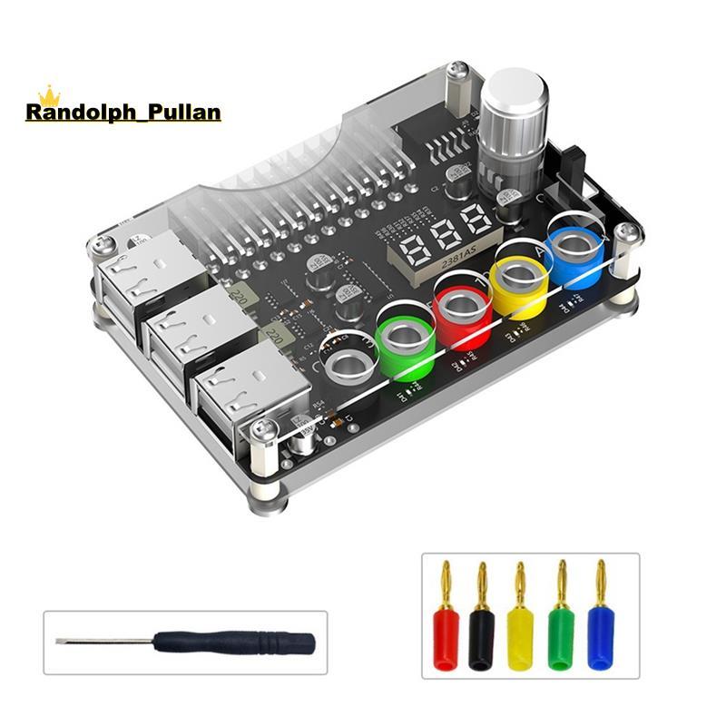 [Concessional H] Placa De Fuga De Fonte De Alimentação ATX De 24 Pinos Módulo Botão De Tensão Ajustável 6 Portas USB 2.0
