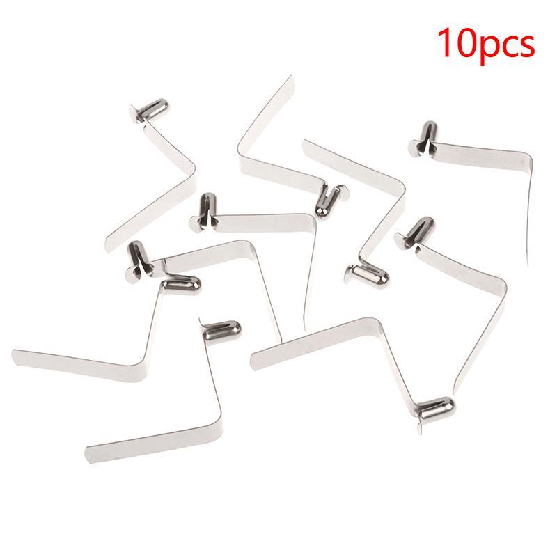 [largeloohg] 10 Peças Clipes De Mola Clipe De Pino De Tubo De Loing Para Poste De Barraca Remo De Caiaque 6 Mm Acessório