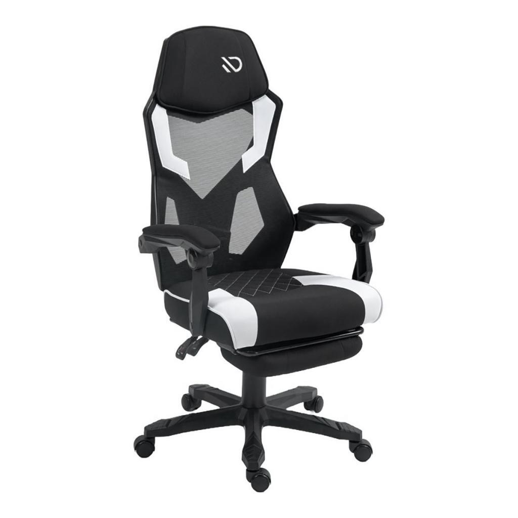 CADEIRA GAMER DUEX HORIZON DX9960BKW PRETA E BRANCO