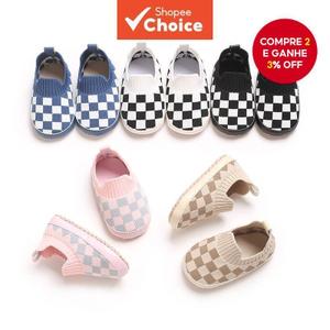 Sapatos De Bebê 0-1 Anos Malha De Algodão Respirável Macia E Confortável Infantis Para Crianças Pequenas